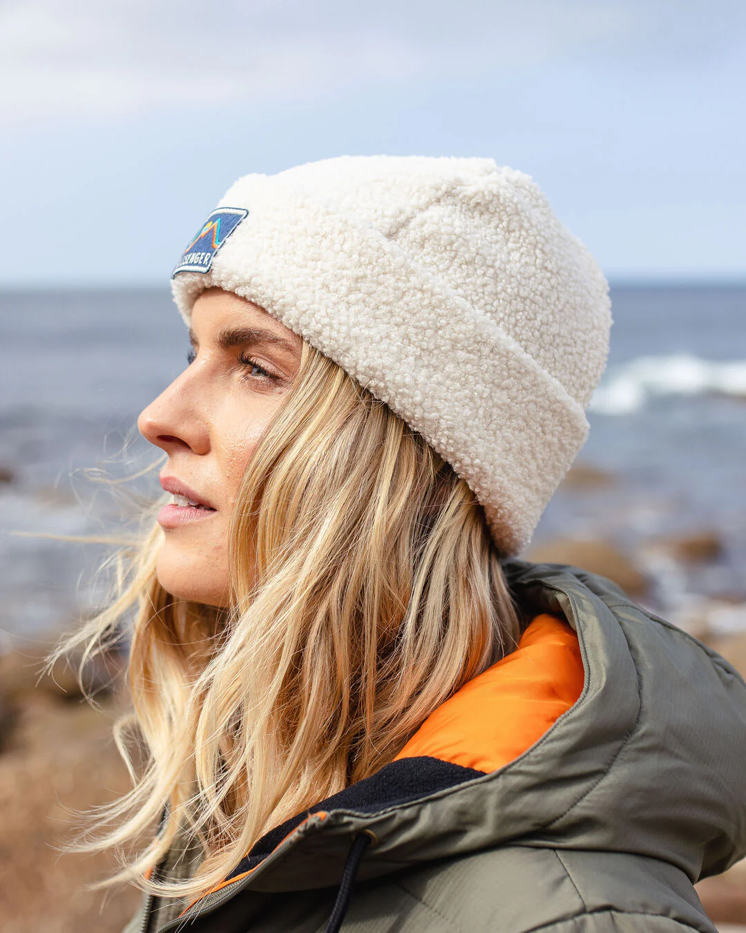 Bonnet Sherpa Recyclé Peak - Birch – Image 8