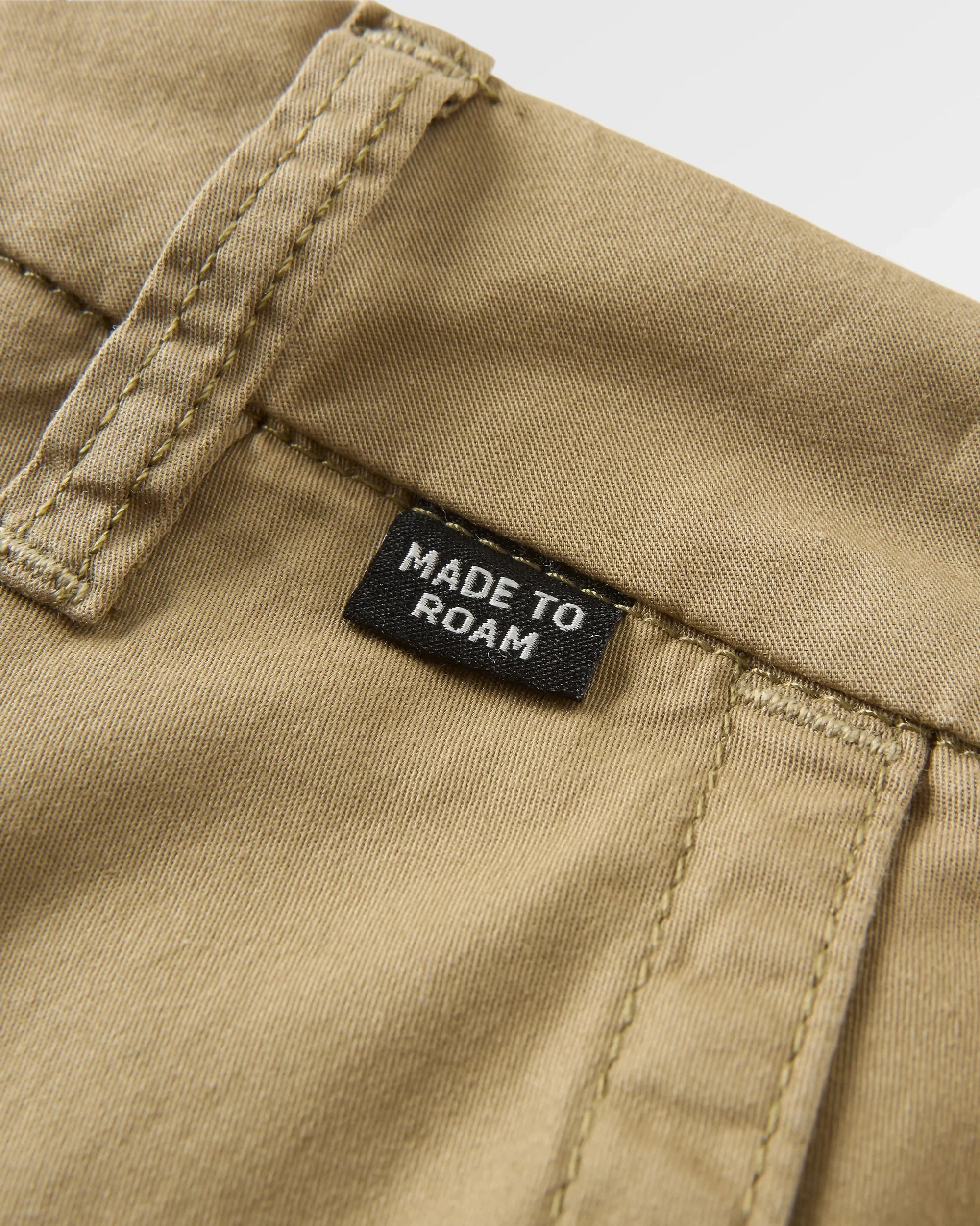 Pantalon en Coton Bio Léger 365 - Vert Olive Délavé – Image 5