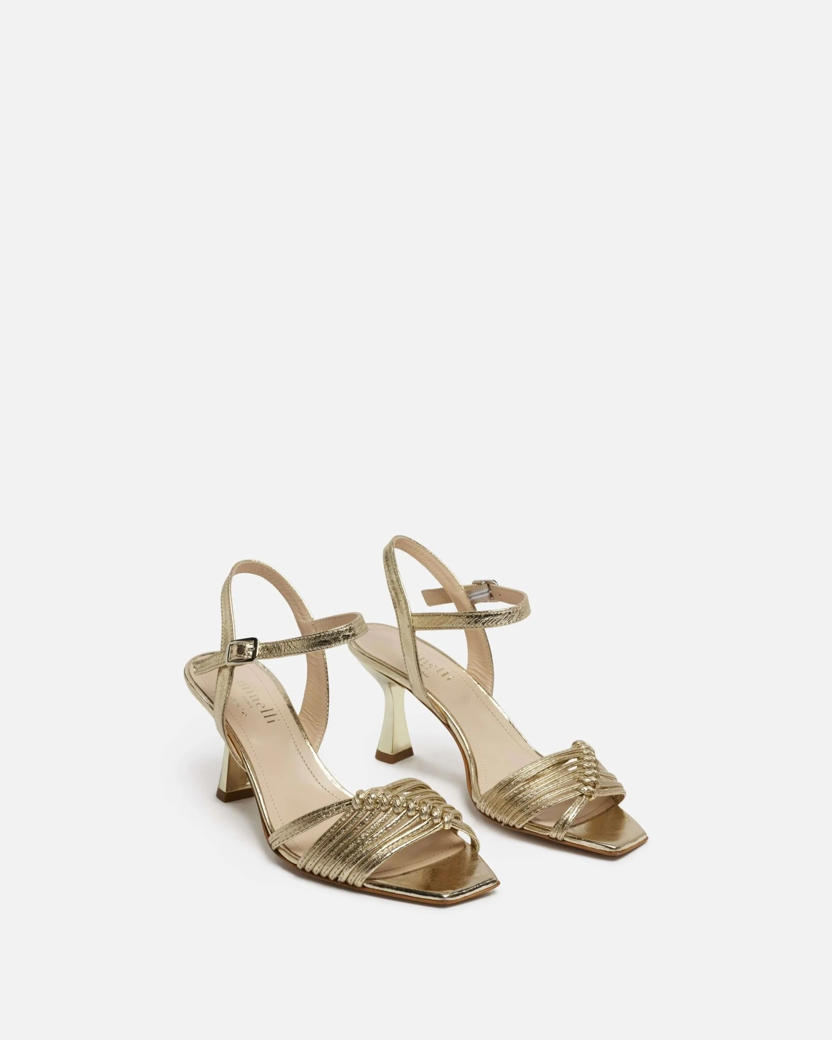 SANDALES NATACHA/MET PLATINE – Image 2