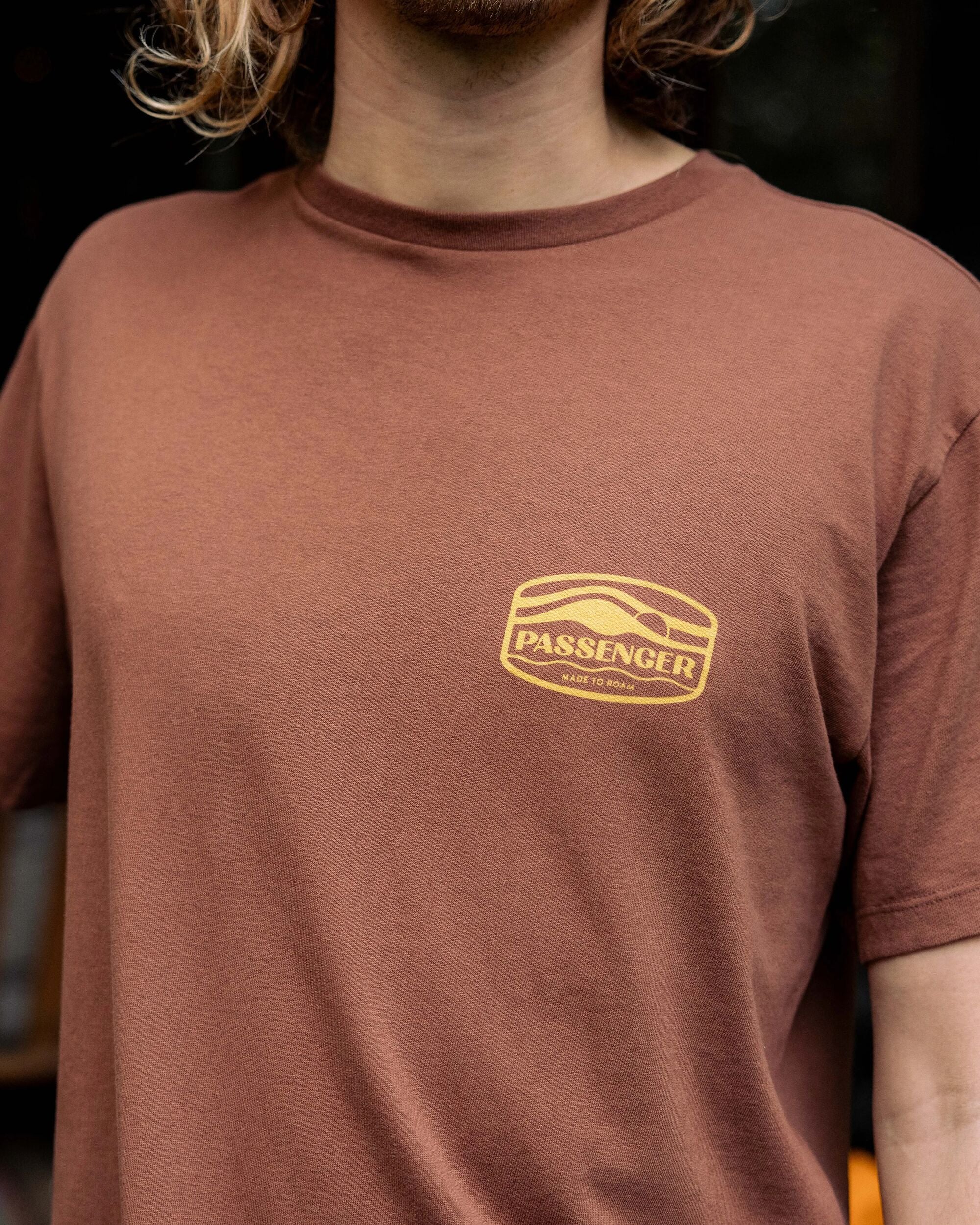 T-shirt en coton recyclé Rambler - Cappuccino – Image 4